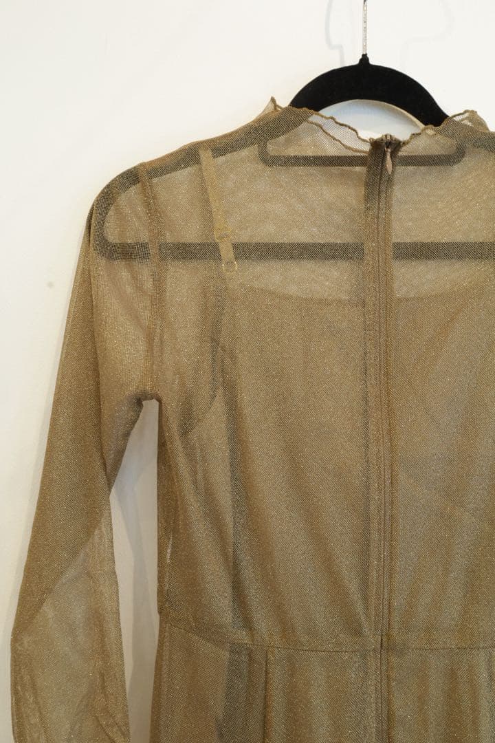 kaene ラメチュールメロウワンピース / 100535