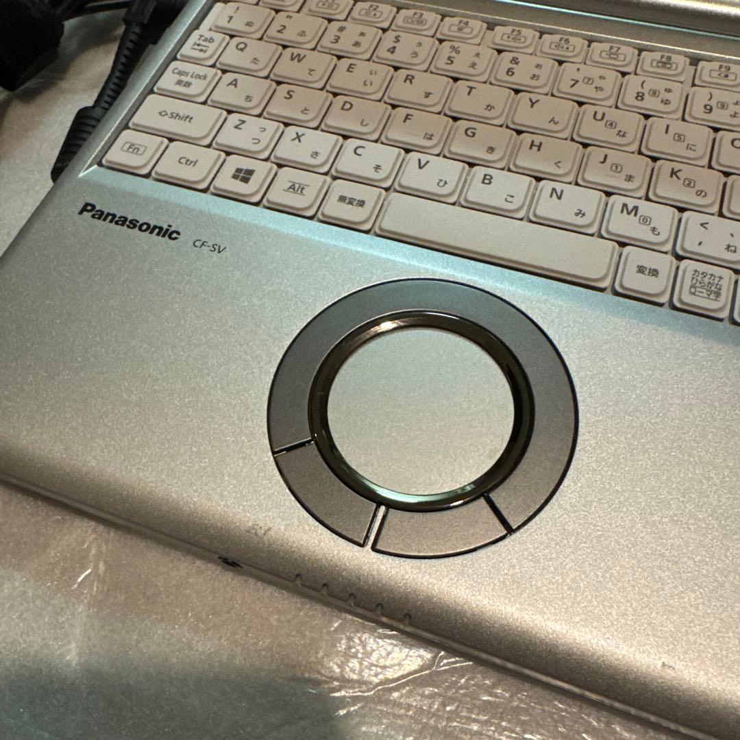 Panasonic ノートPC シルバー 本体 ACアダプター付き