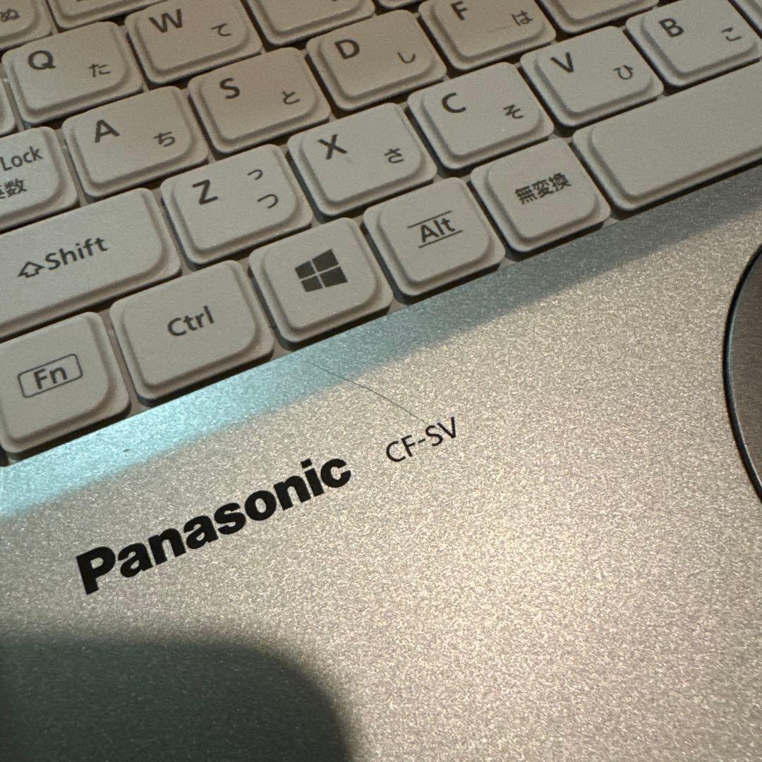 Panasonic ノートPC シルバー 本体 ACアダプター付き