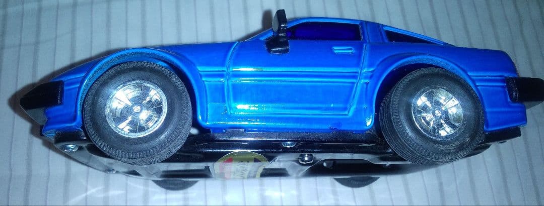 イチコー　フェアレディZ　ブリキ　青色ブルー　超希少色　中古　レトロ