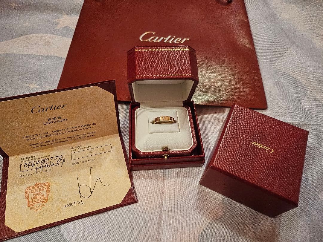 トトロCartier 18Kゴールド リング