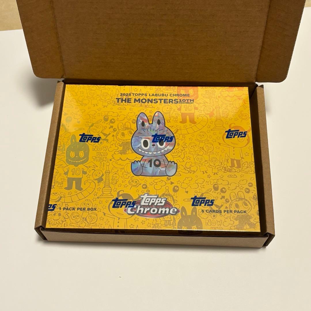 2025 Topps Chrome Labubu 1box 新品・未開封