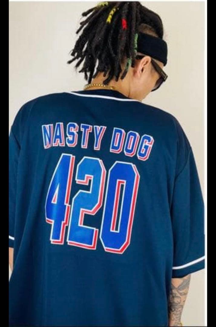 Nasty Dog 420 ベースボールシャツ Lサイズ