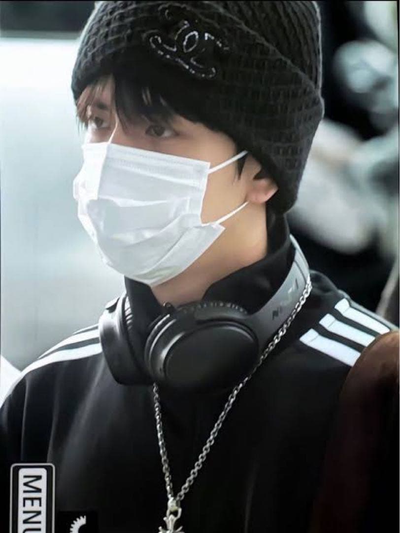 未使用 CHANEL シャネル ニット帽 ビーニー 24A ブラック 黒