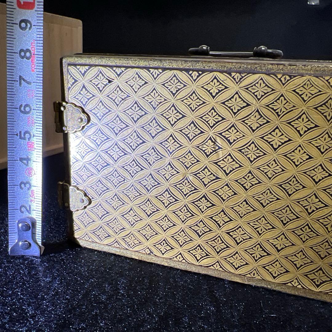 極上蒔絵小箪笥　木箱付　最大長さ約12㎝　東Y8-0105☆2Fチヒエ