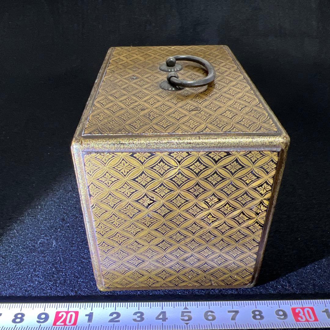 極上蒔絵小箪笥　木箱付　最大長さ約12㎝　東Y8-0105☆2Fチヒエ