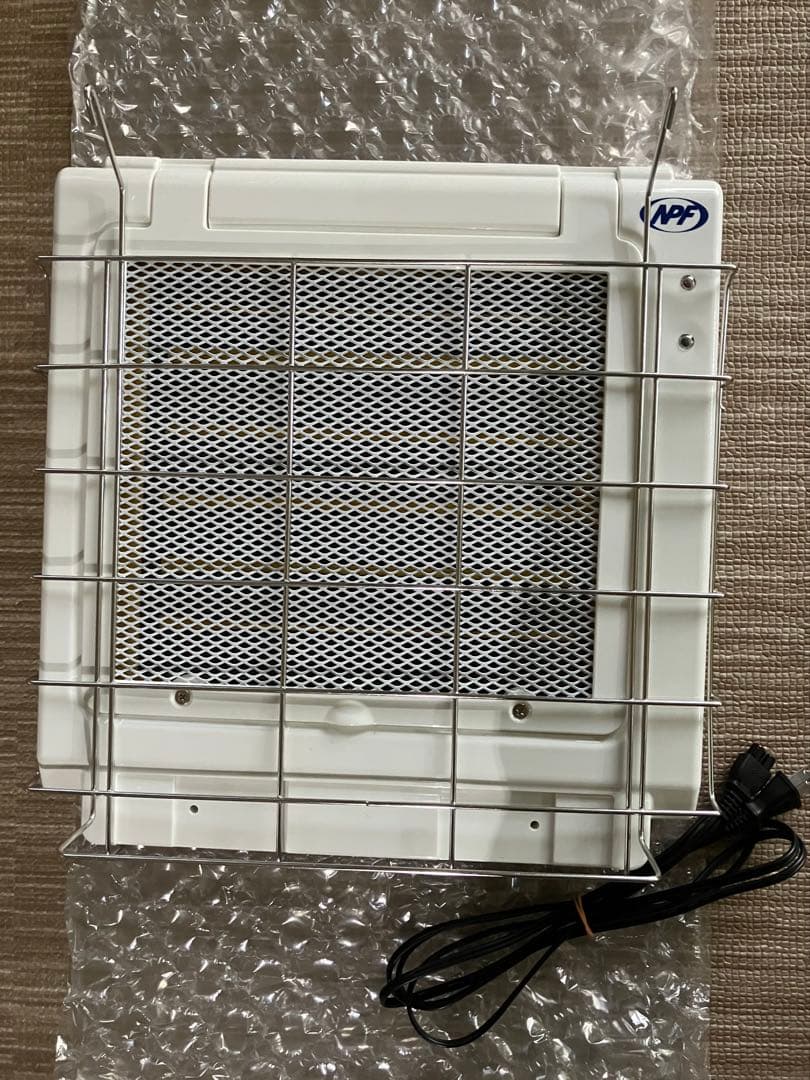 美品 遠赤外線 パネルヒーター ステンレスホルダー付き マイカヒーター 小動物