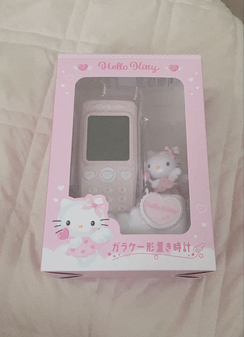 【新品未使用】ガラケー形置き時計　ハローキティ　サンリオ