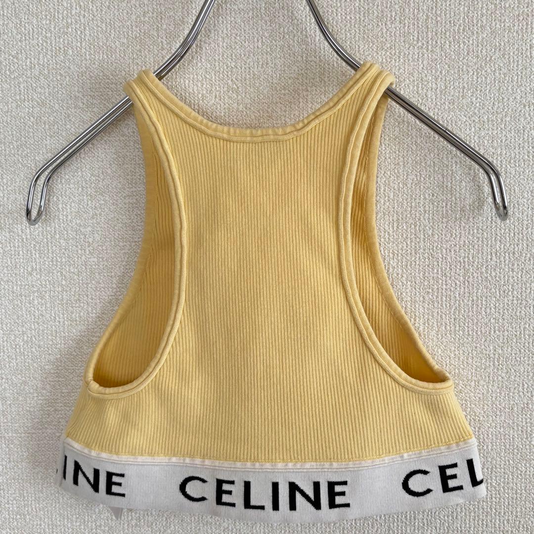 【人気カラー】CELINE セリーヌ タンクトップ XS 夏秋コーデに活躍！