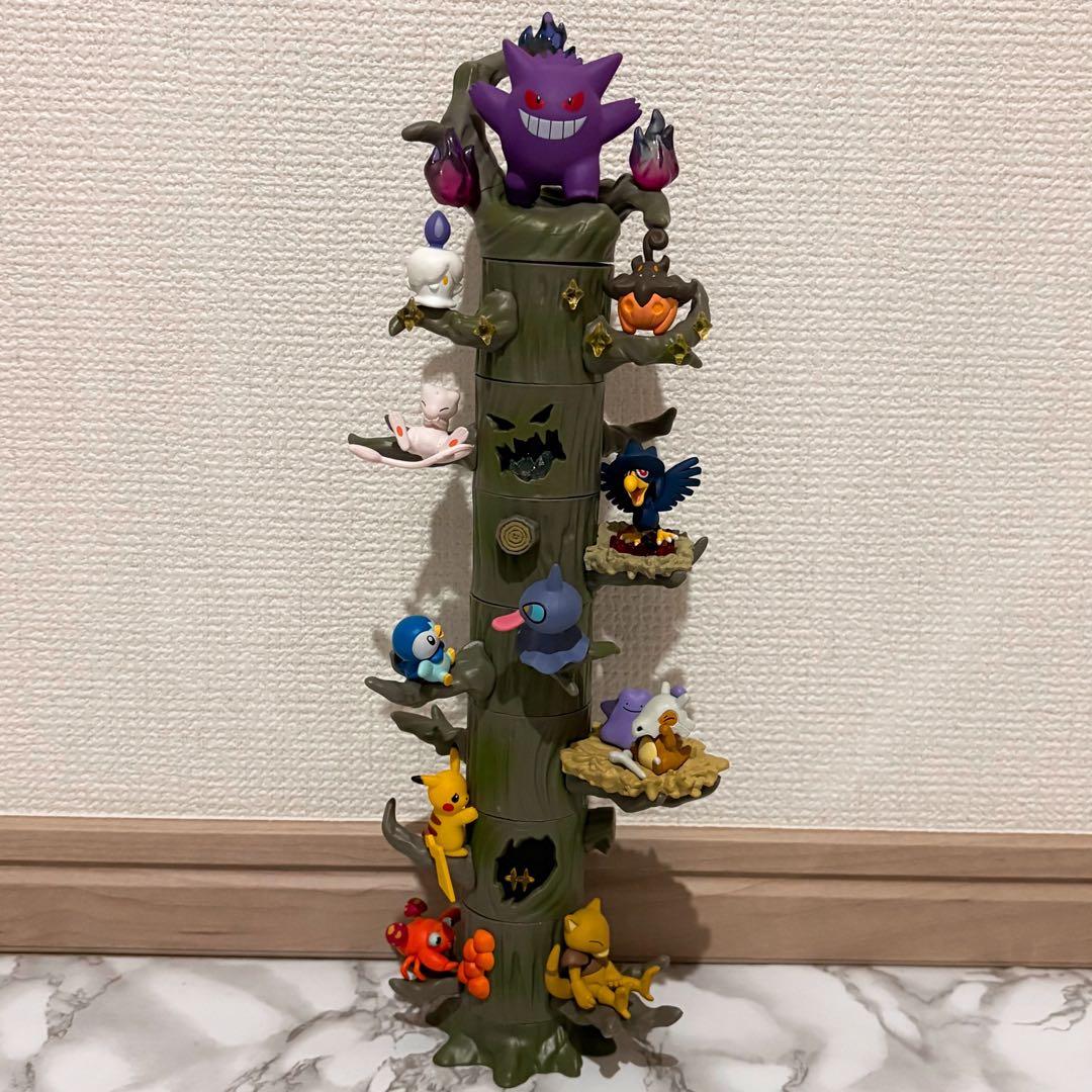 【廃盤】あつめてかさねてポケモンの森 まよい道のさき 8種セット フィギュア