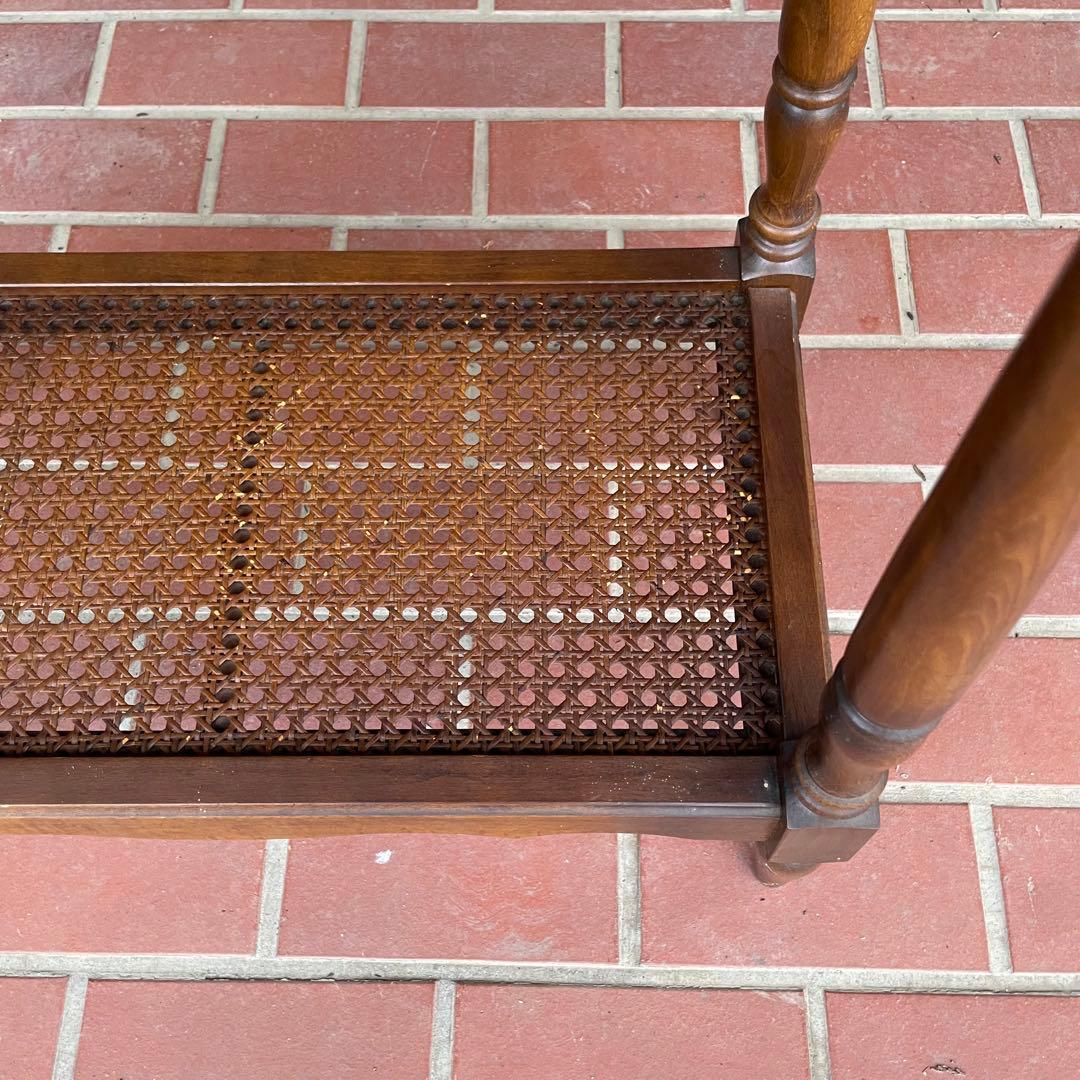 ✖*️様 カリモク テーブル サイドテーブル カフェ 花台 木製 コロニアル ラ