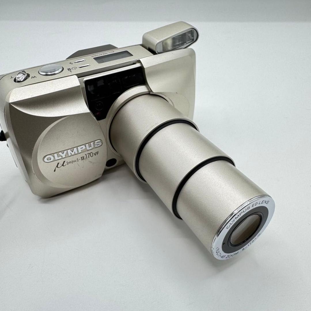 OLYMPUS コンパクトフィルムカメラ μ mju II 170vf