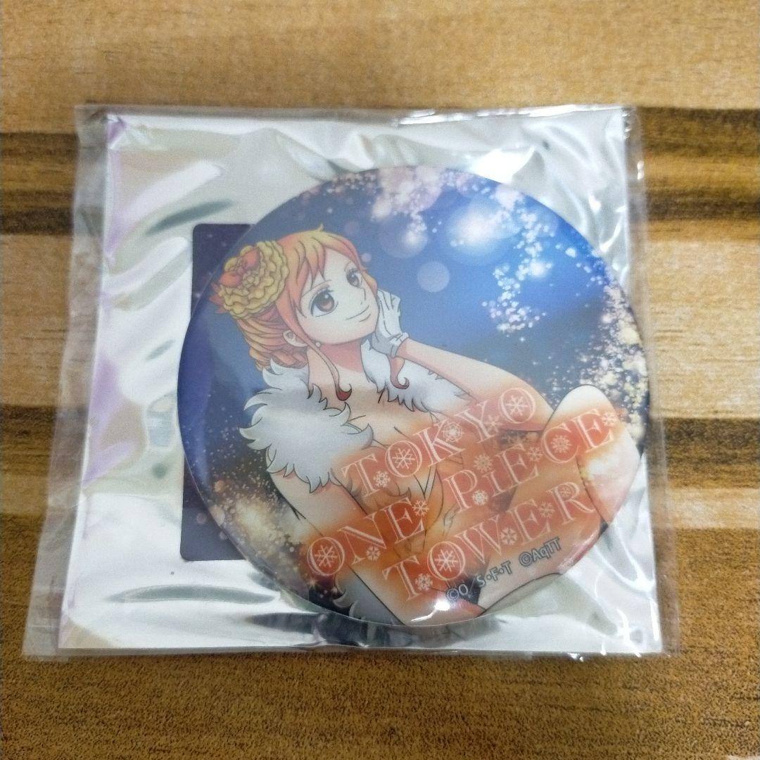 東京ワンピースタワー　ナミ　冬　ウィンター缶バッジ　Winter
