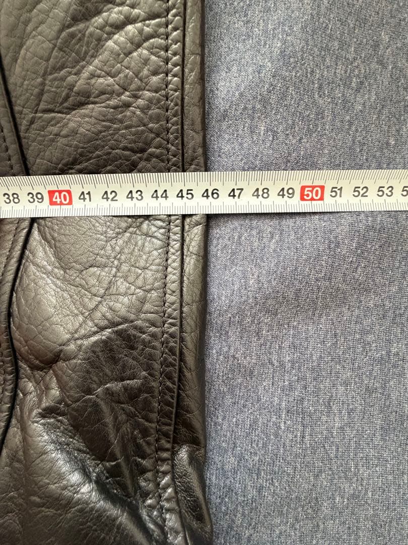 ディールデザイン レザー シングルライダースジャケット