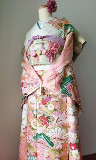 限定セール！1/18(日)まで　433.振袖7点セット 正絹　フルセット　成人式