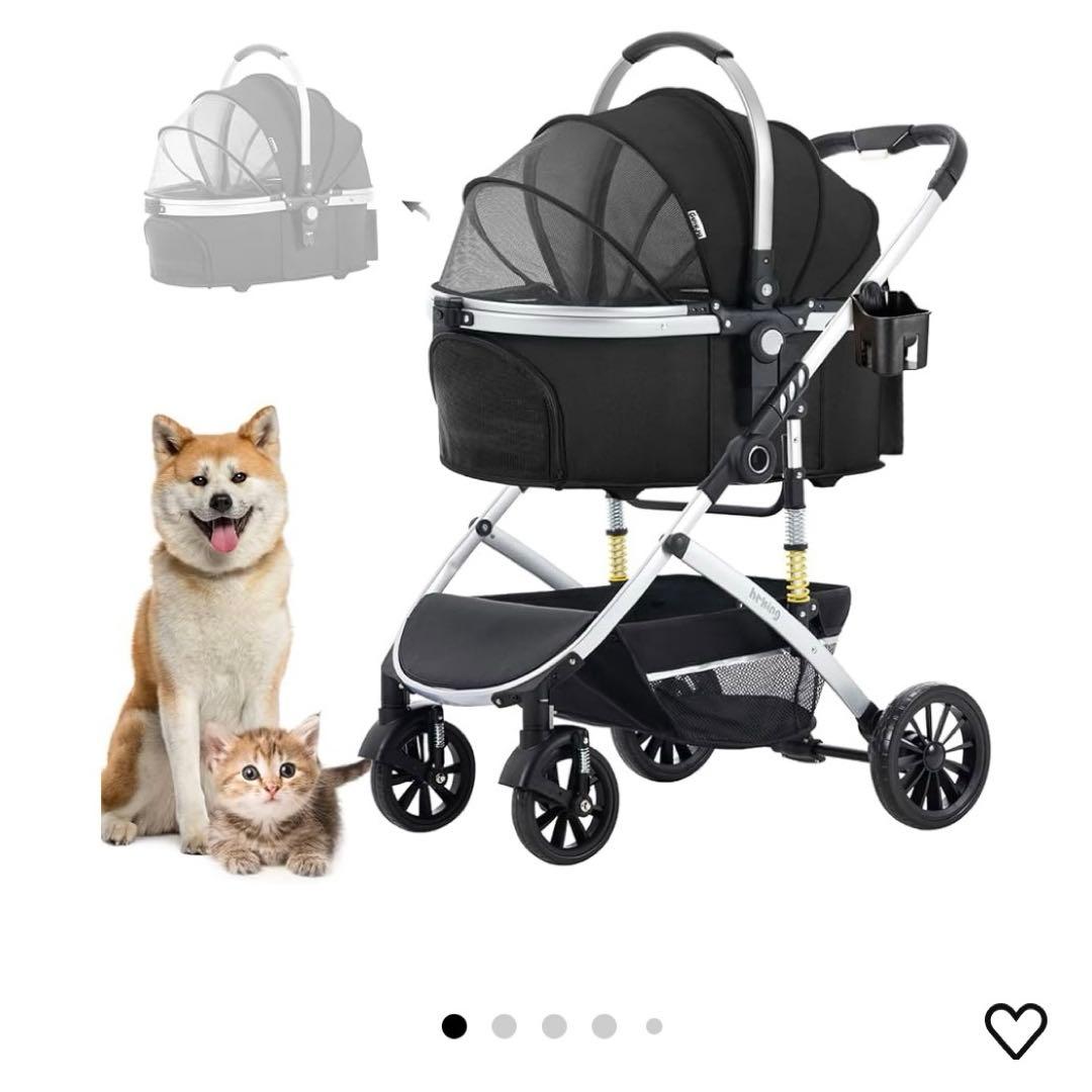 HRKING 3WAYペットカート ブラック