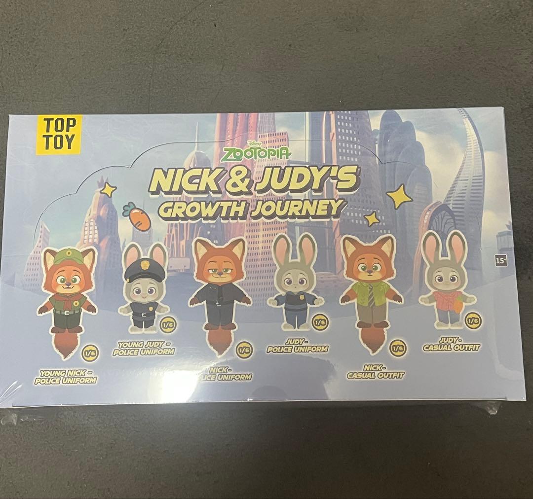 新品未開封　TOPTOY ディズニー ズートピア　コンプリート　6個ボックス