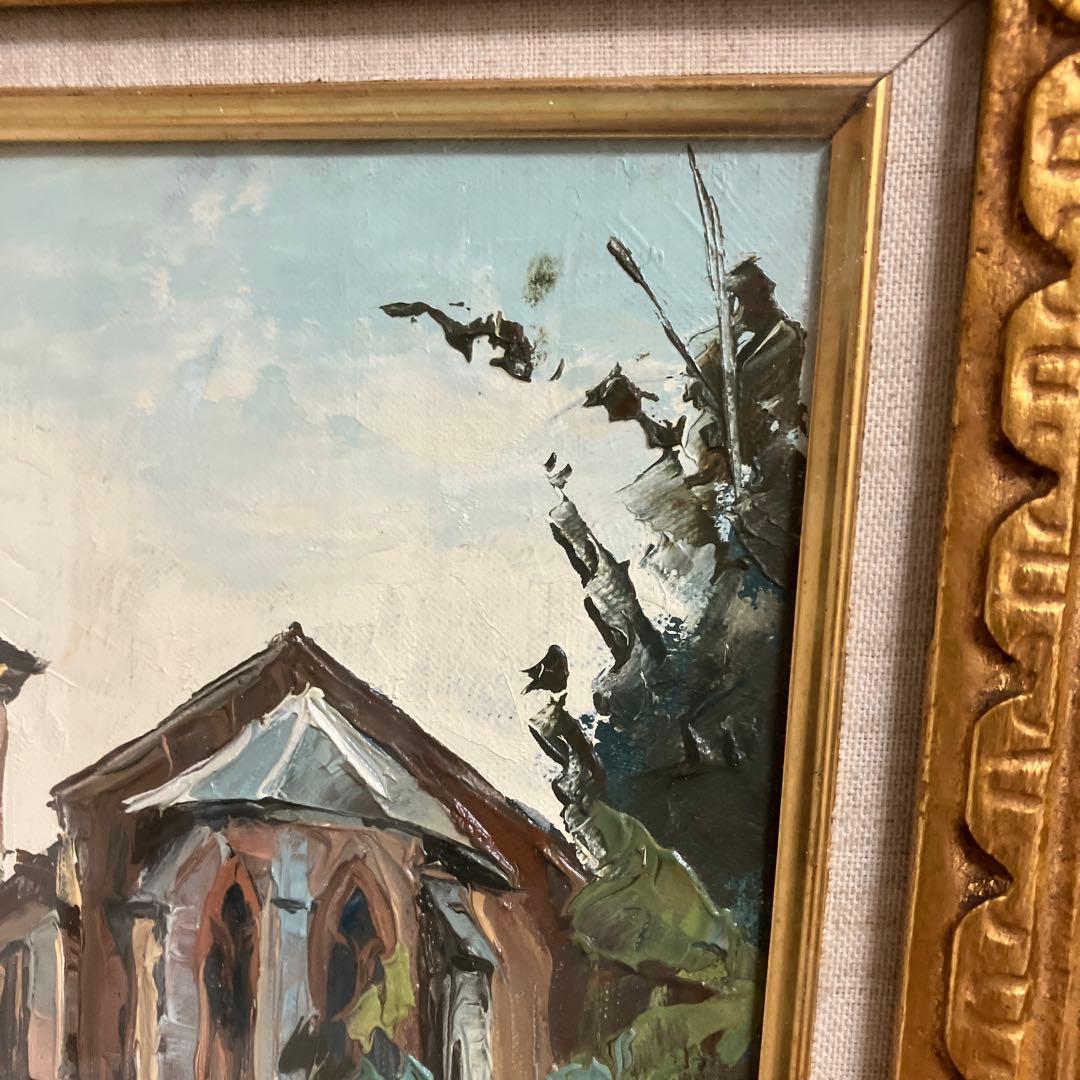 アンドレプティ油彩画 風景画5Ｆサイン入り