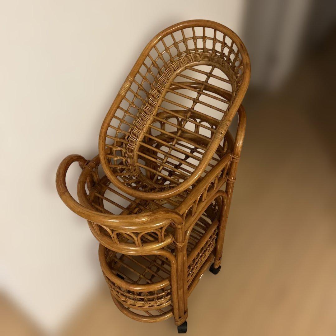 ナチュラル天然素材◾️籐ラタン製 脱衣籠 脱衣かご ランドリーバスケット