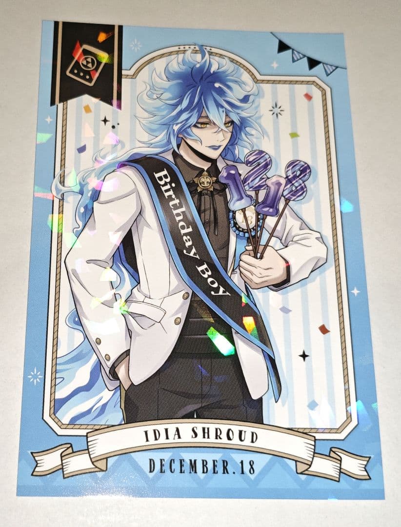 ツイステ イデア ポストカード レア おめかしバースデーフェア