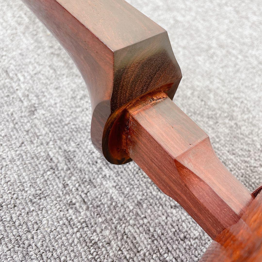 三味線 中棹 一本溝 犬皮 子持ち綾杉胴 紅木 和楽器