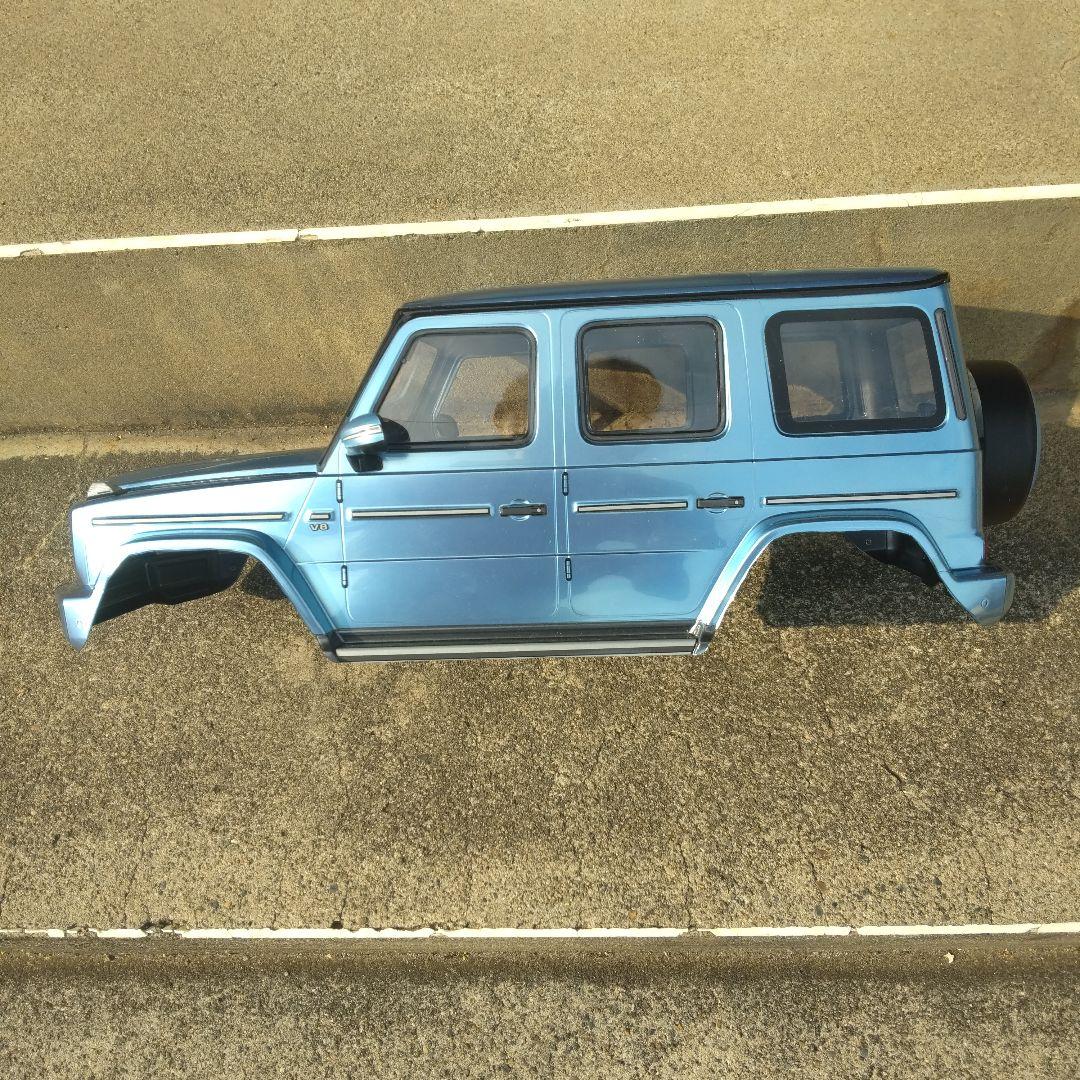 タミヤラジコンＣＣー０１用スペアボディ メルセデス・ベンツ Gクラス 青