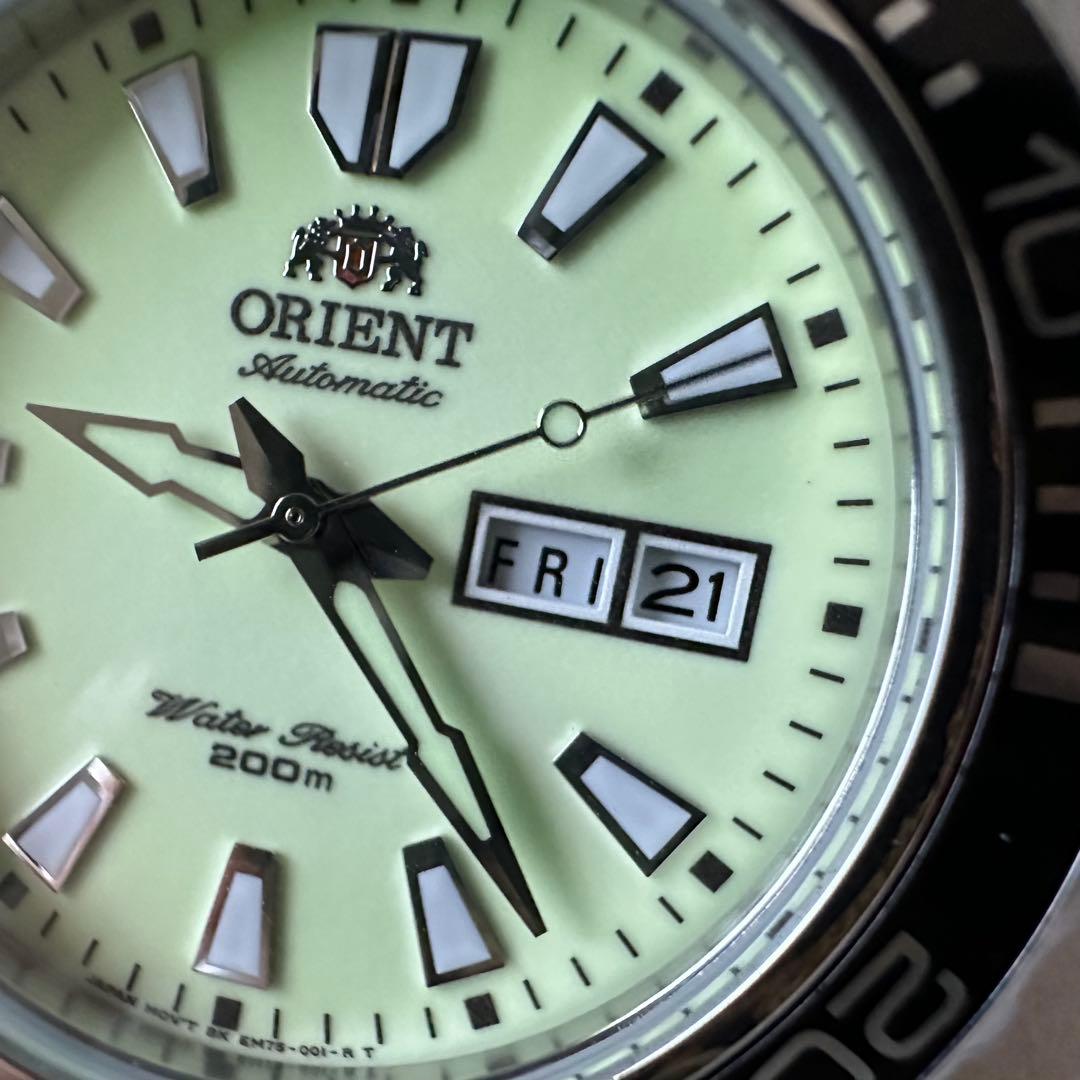 希少 ORIENT MAKO XL 全面蓄光 ルミブライト FEM75005R9