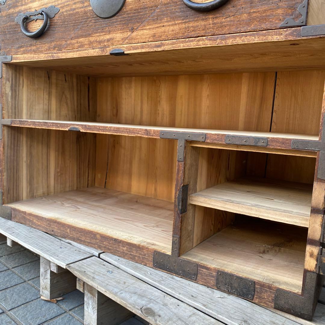 時代物 桐箪笥 時代金具 店舗什器 骨董品 古民家 蔵出し アンティーク