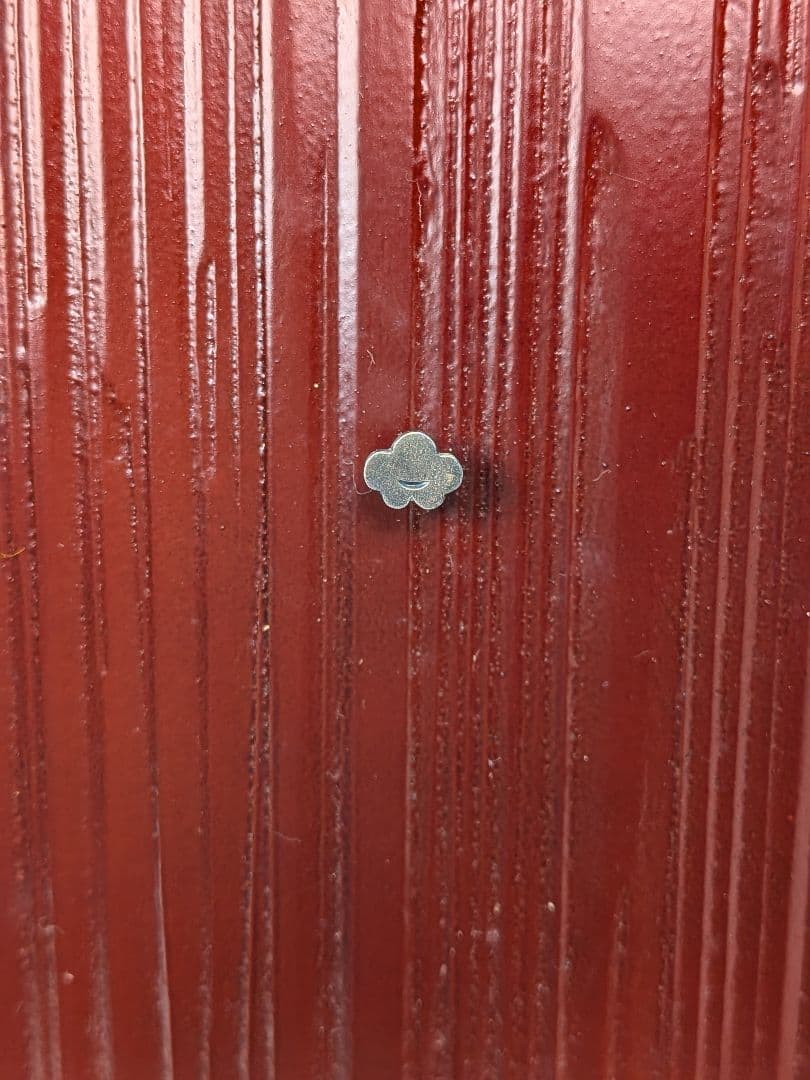 【塗・前端雅峯】【金具・蒼雲 作】 南鐐金具 扇子掛 共箱 純銀 茶道具 茶器