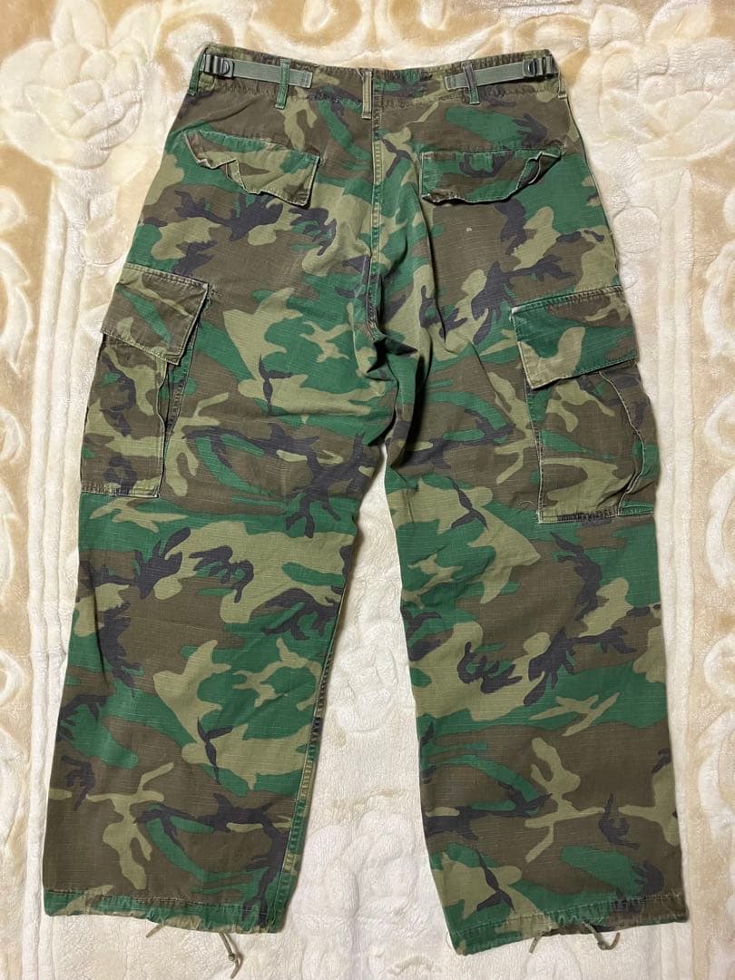 赤　米軍実物　60's ⑤⓪ ジャングルファティーグ　ERDL ブラウン