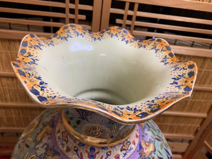 骨董 飾り壺 特大❤️