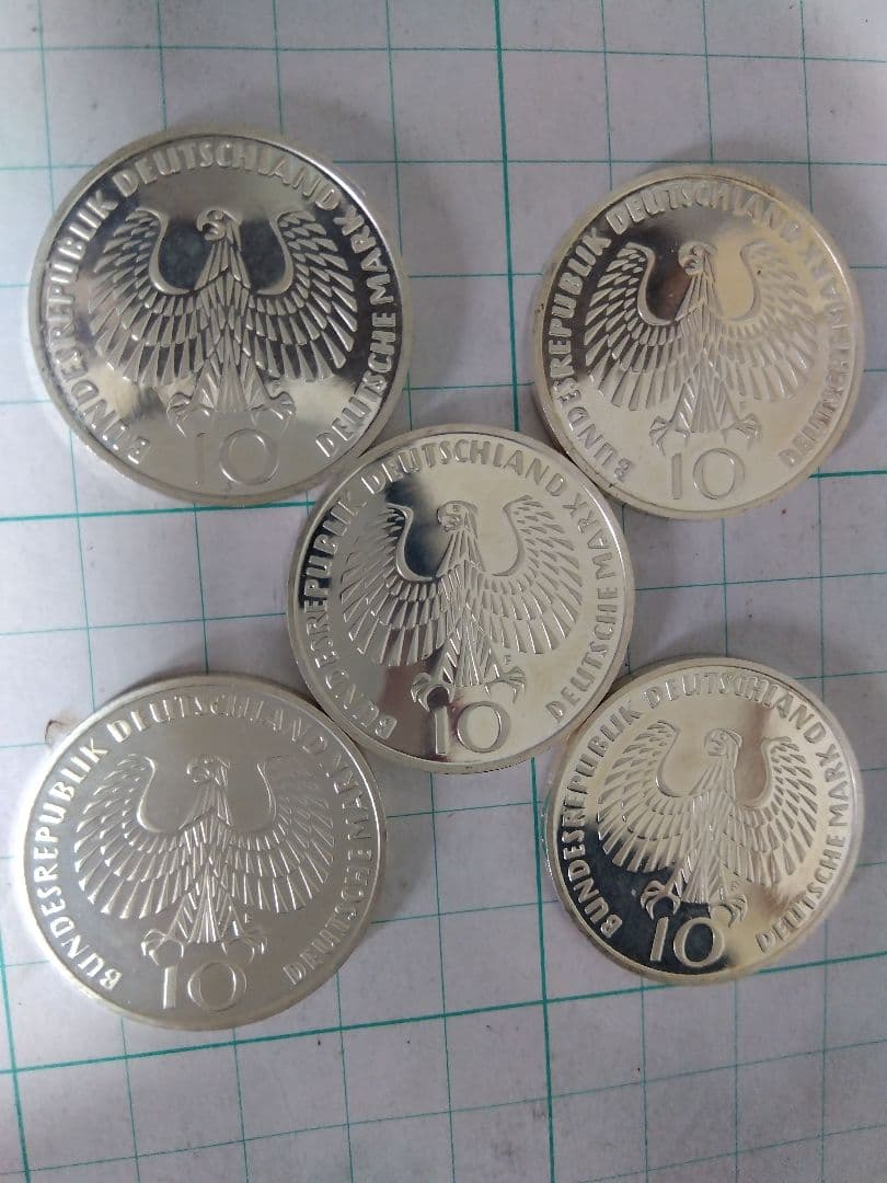 【純銀62.5%x77.4g】1972年オリンピック記念銀貨、現在は無効な旧硬貨