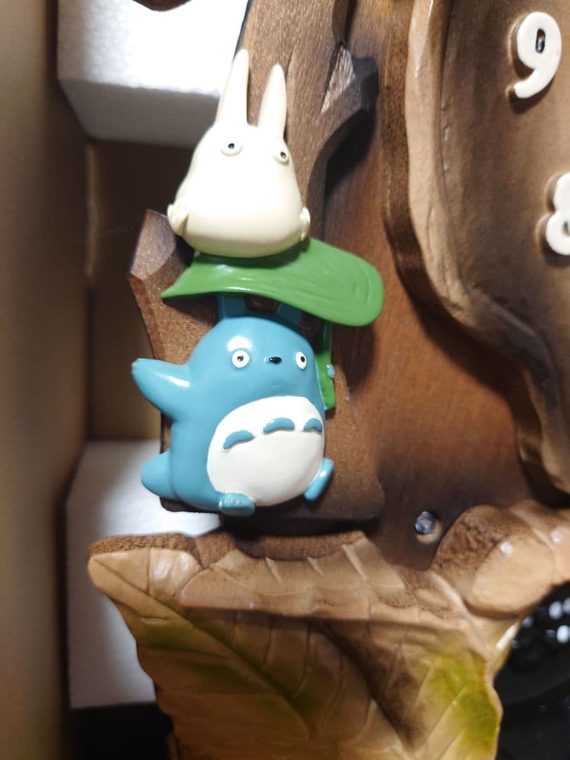 となりのトトロ 掛け時計 ジブリ テーマ曲 メロディ付き トトロ ネコバス 美品