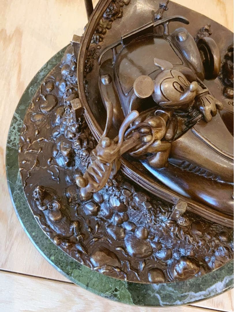 ディズニー限定ブロンズ像 ミッキー&プルート 25体 No.2 USA