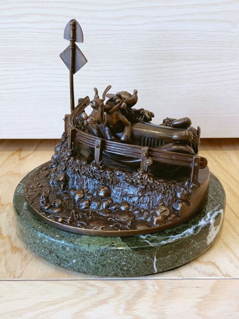 ディズニー限定ブロンズ像 ミッキー&プルート 25体 No.2 USA