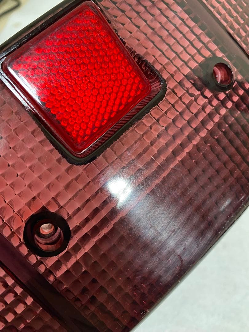 CBX400F スモーク赤　テールレンズ　ウインカーレンズ　ブラック　クリア