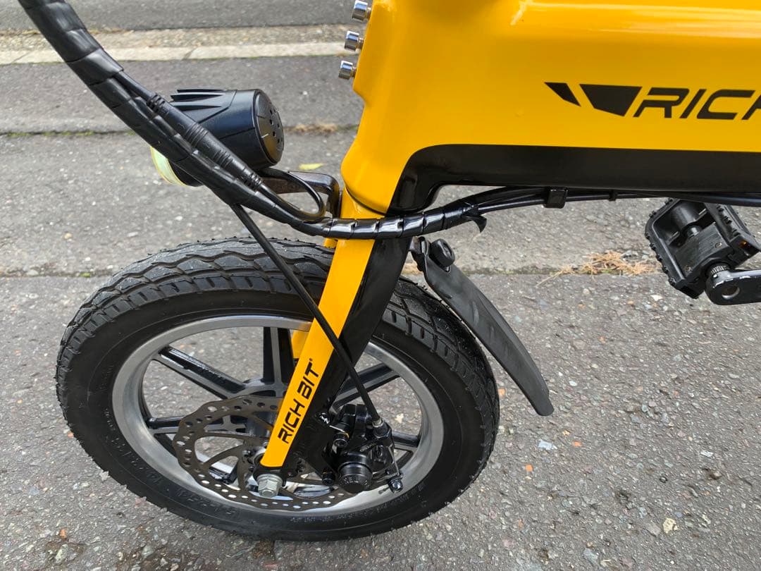 【動作確認済】送料無料RICH BIT折り畳み電動アシスト自転車14インチ