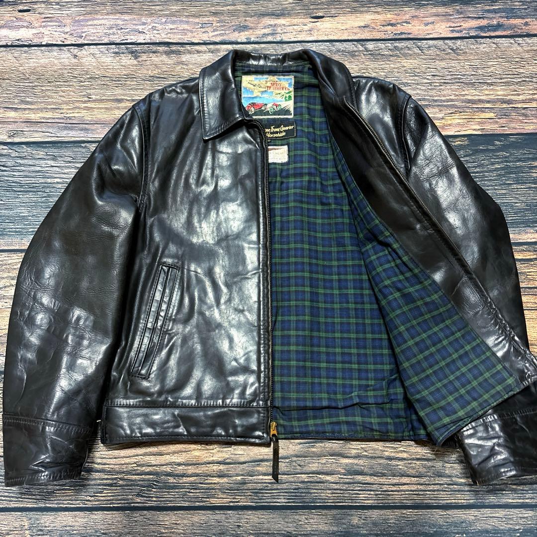 AERO LEATHER / 80's ～ highwayman jacket