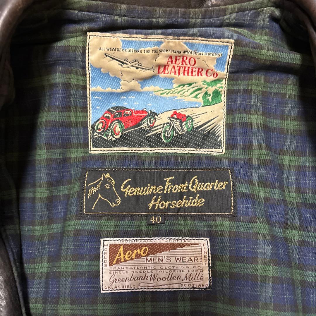 AERO LEATHER / 80's ～ highwayman jacket