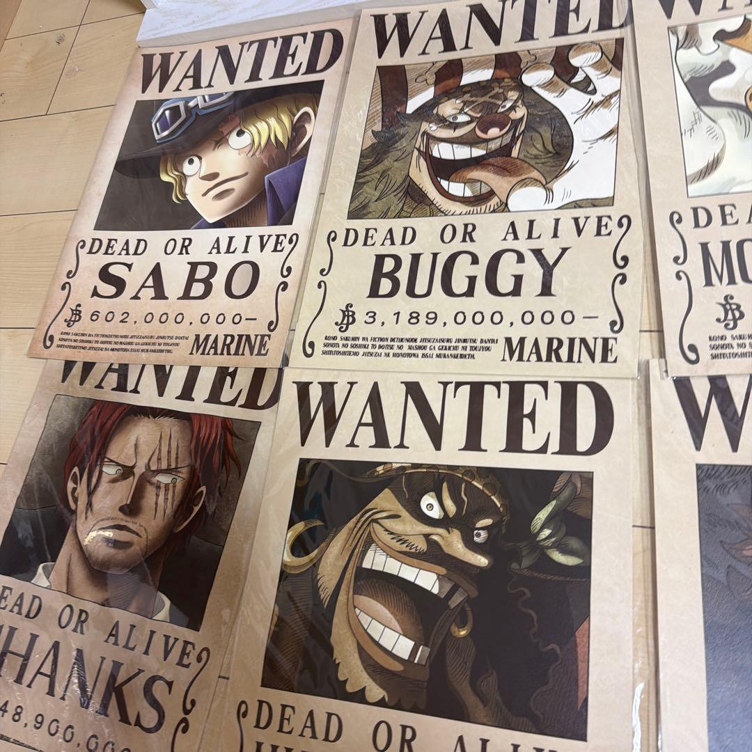 ワンピース ウォンテッドポスターセット