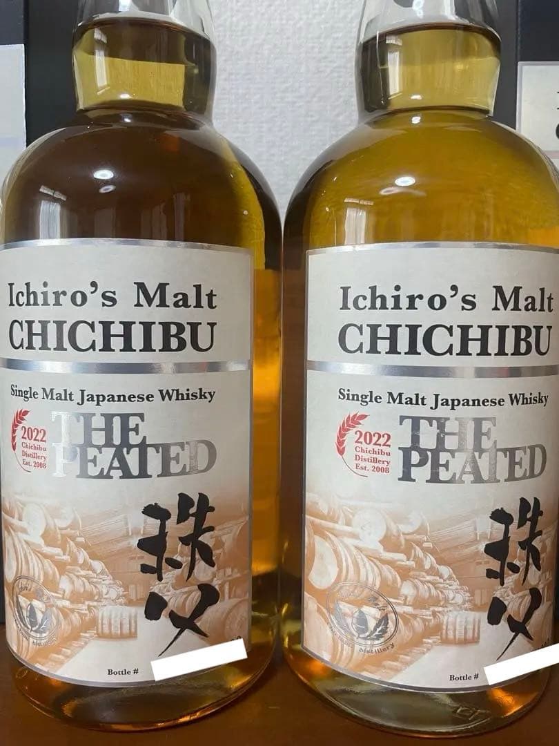 イチローズモルト秩父ザ、ピーテッド2022 シングルモルト　2本セット