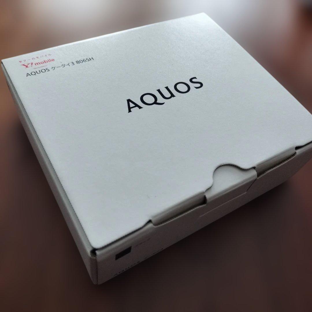 k*o様 美品・付属品欠品無・SIMロック解除済AQUOS ケータイ3 806S