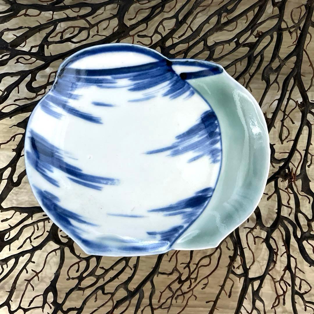 骨董　古伊万里　瀬戸　変形皿　壺型　甕型　青磁　膾皿　向付　平皿　２客限り