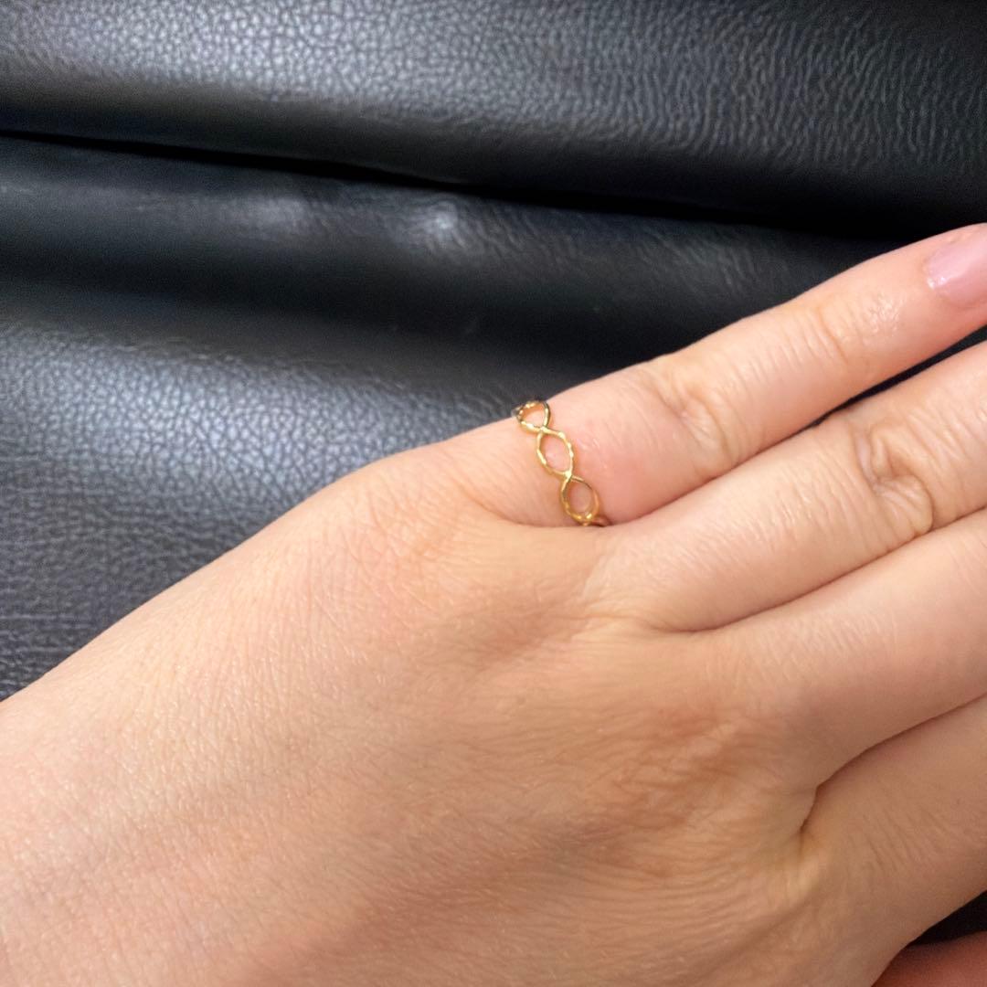 Jouete K10YG ピンキーリング イエローゴールド / 5号