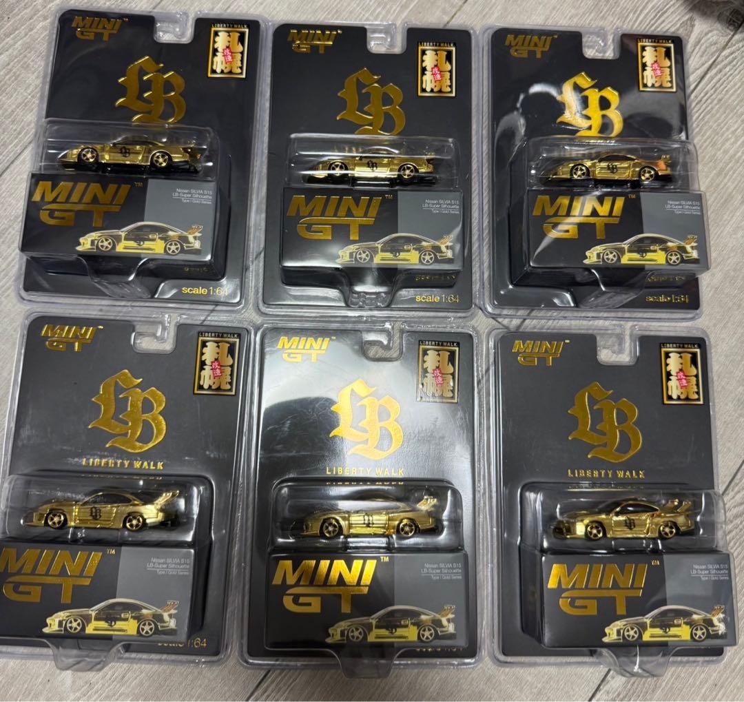 リバティウォーク ミニ LBWK ゴールド LBS15 札幌 ミニカー　×6