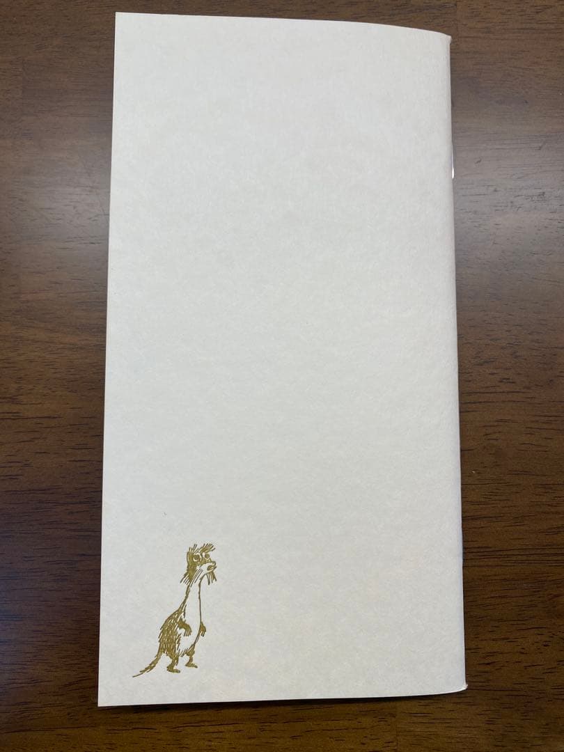 【ほぼ未使用】トラベラーズノート　限定　ムーミン　スナフキン　キャメル