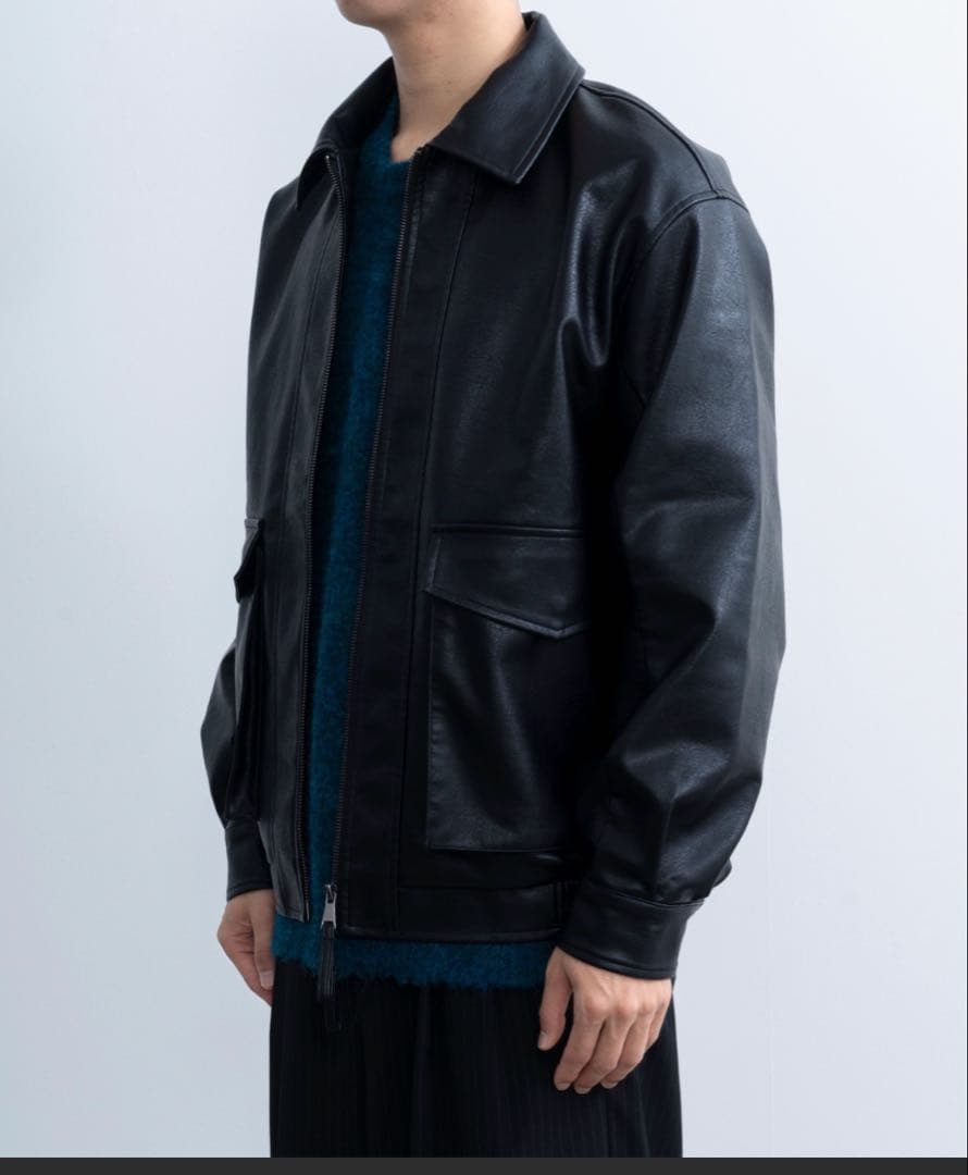 【一回のみ着用SINSS】A2 short flight jacket Lサイズ