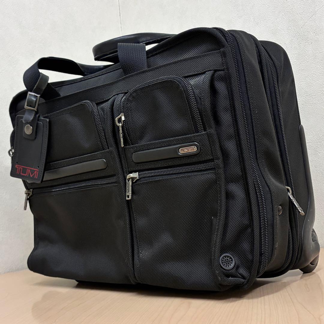 【美品✨】TUMI トゥミ 2輪キャリー ビジネスバッグ エクスパンダブル