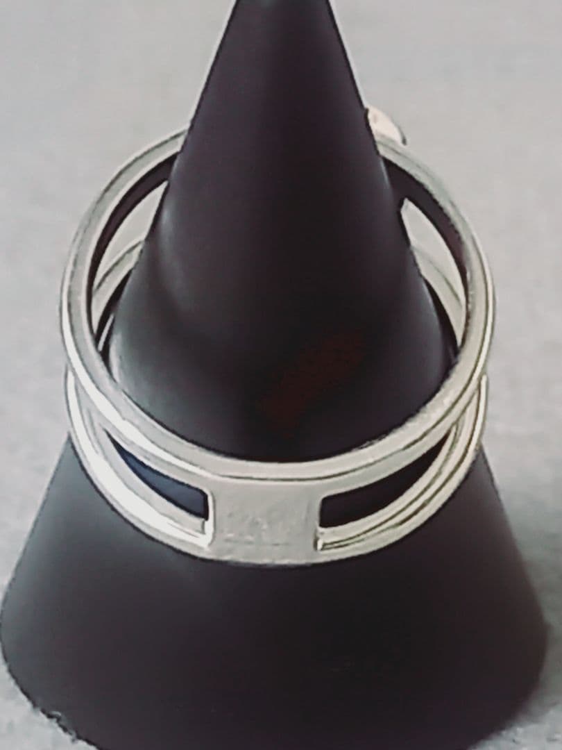 美品 GUCCI グッチ インターロッキング ダブルG オープンリング