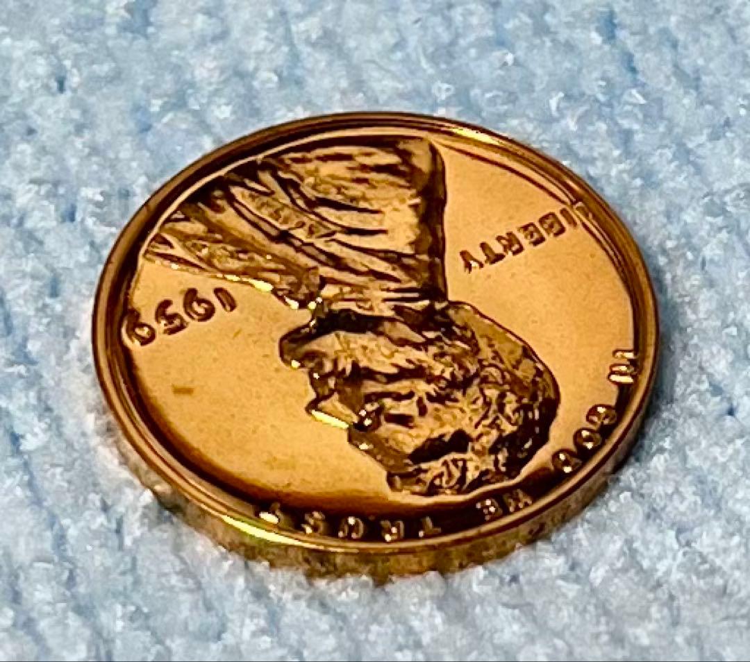 C179　1959年 ペニー銅貨プルーフ リンカーン アメリカ